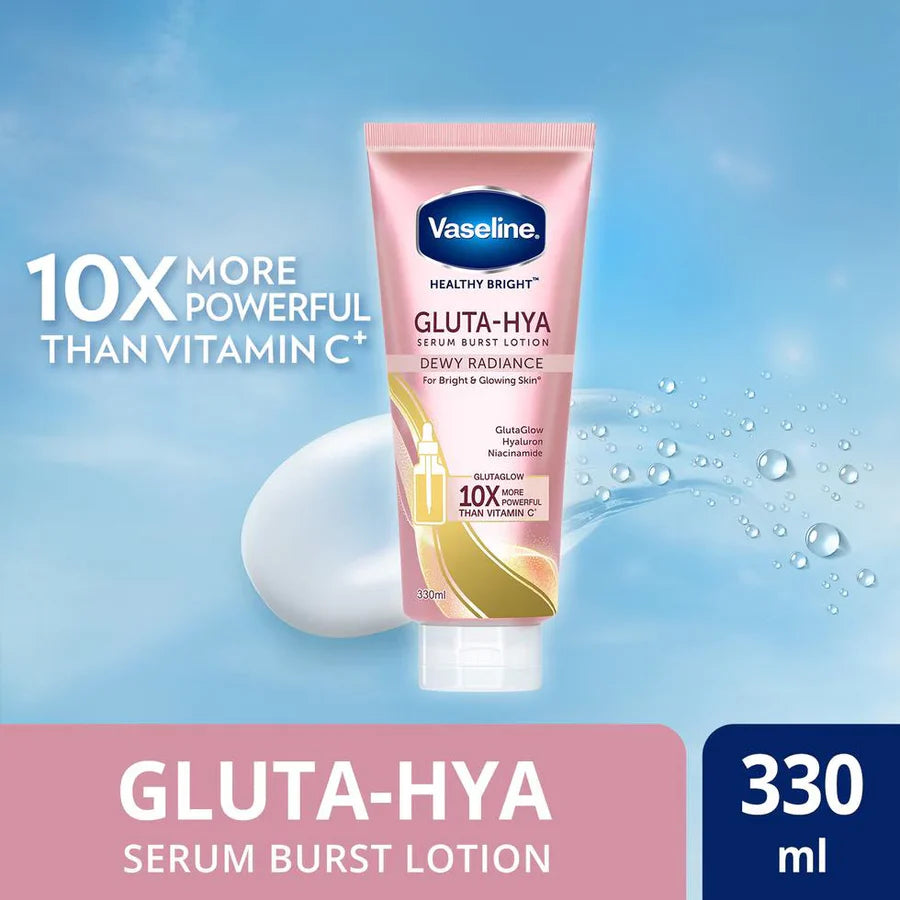 Vaseline - Gluta-Hya Serum Burst Lotion Dewy Radiance - 330ml