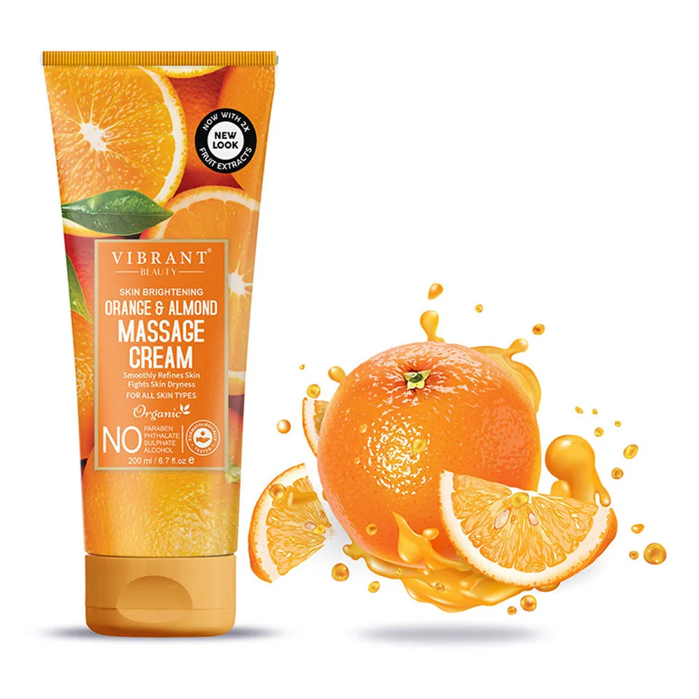 Vibrant Beauty Almond & Orange Massage Cream