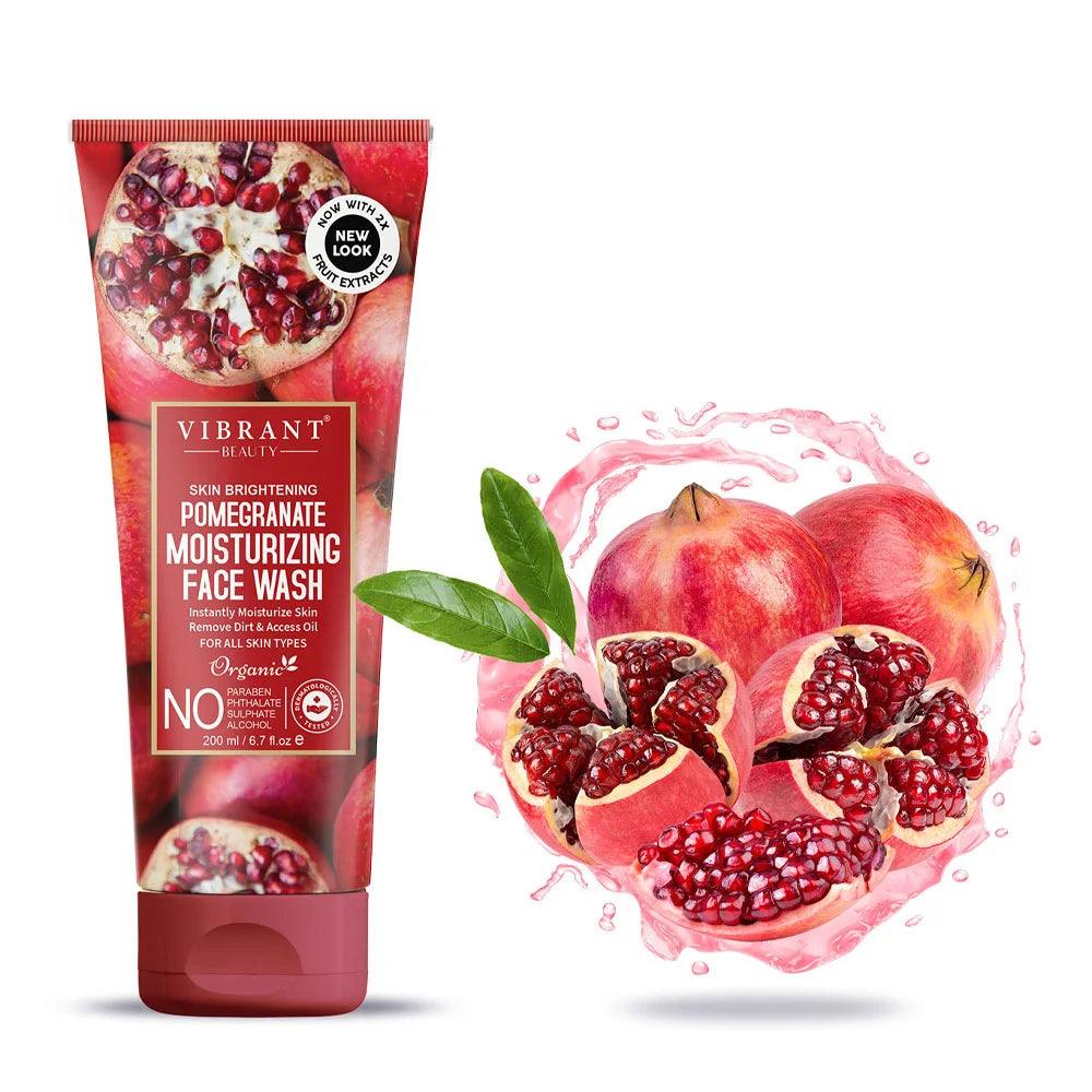 Vibrant Beauty Pomegranate Moisturizing Face Wash