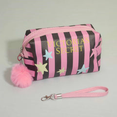 Victoria Secret Makeup Carry Pouch With Bow Keychain