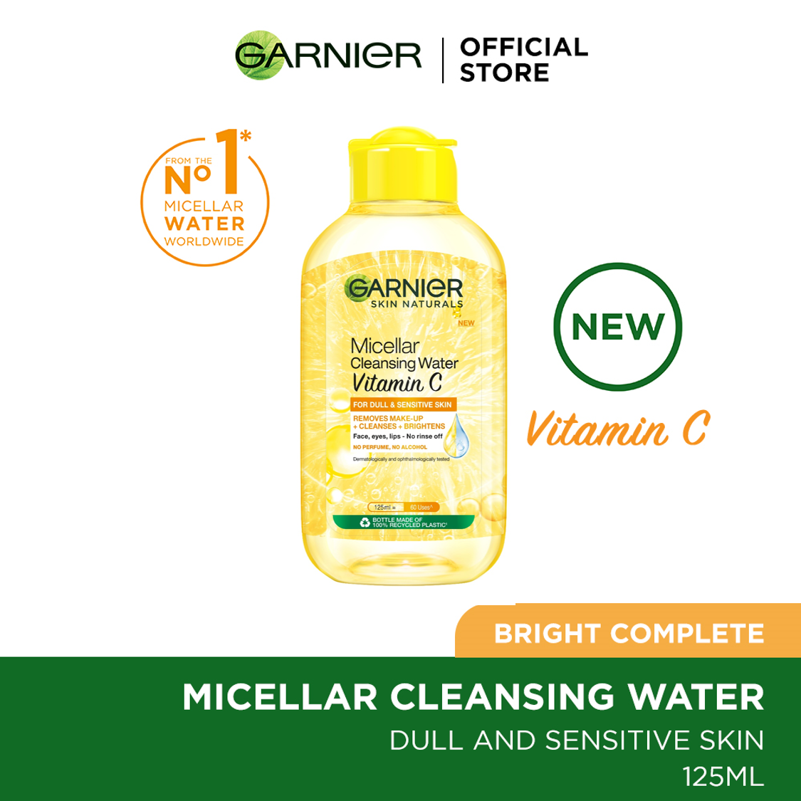 Garnier Vitamin C Cleansing Water 125ml