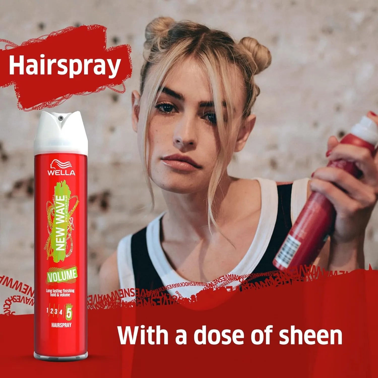 Wella New Wave Volume 5 Hair Styling Spray - 250ml