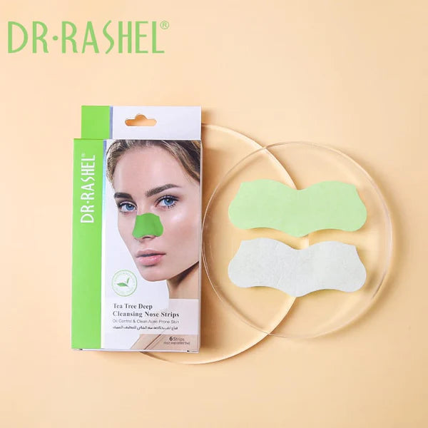 Dr Rashel Tea Tree Deep Cleansing Nose Strips - 6 Pcs