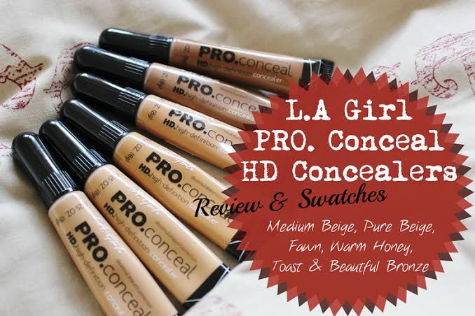 All 24 Shades of Pro Conceal HD Concealer