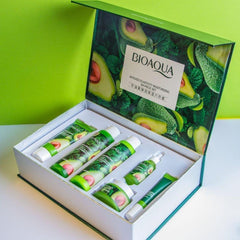 5 Pcs Bioaqua Niacinome Avocado Elasticity Moisturizing Skin Care Set.