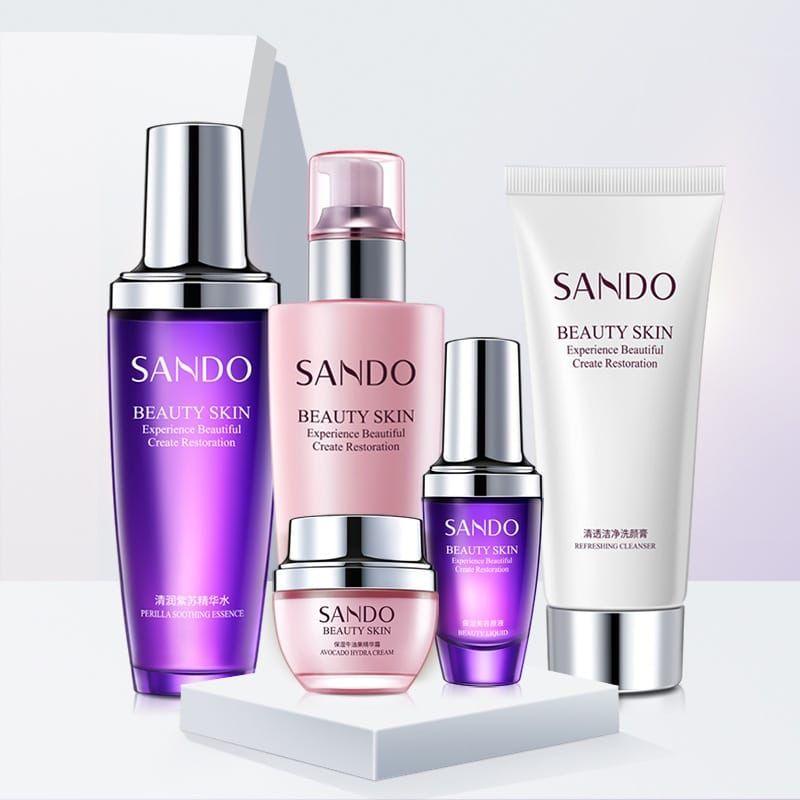 SANDO BEAUTY SKIN LUXURY FIVE PC SKIN SET