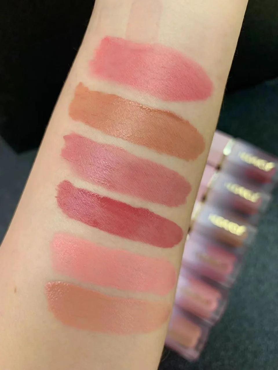 6 Pcs Huda Moji Liquid Blush Set