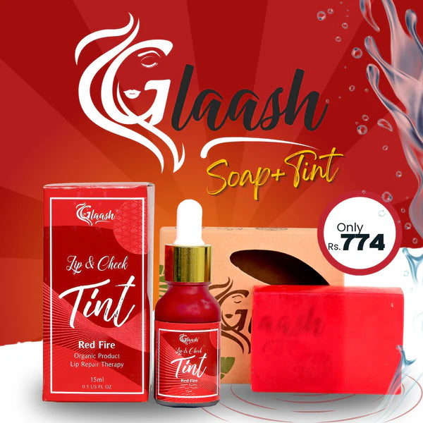Glaash Pack of 02 Soap + Tint