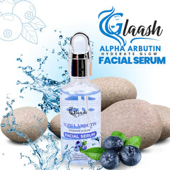 Glaash Pack of 03 Serum + Soap + Toner With Free Gift Red Fire Tint Niacinamide Facial Serum