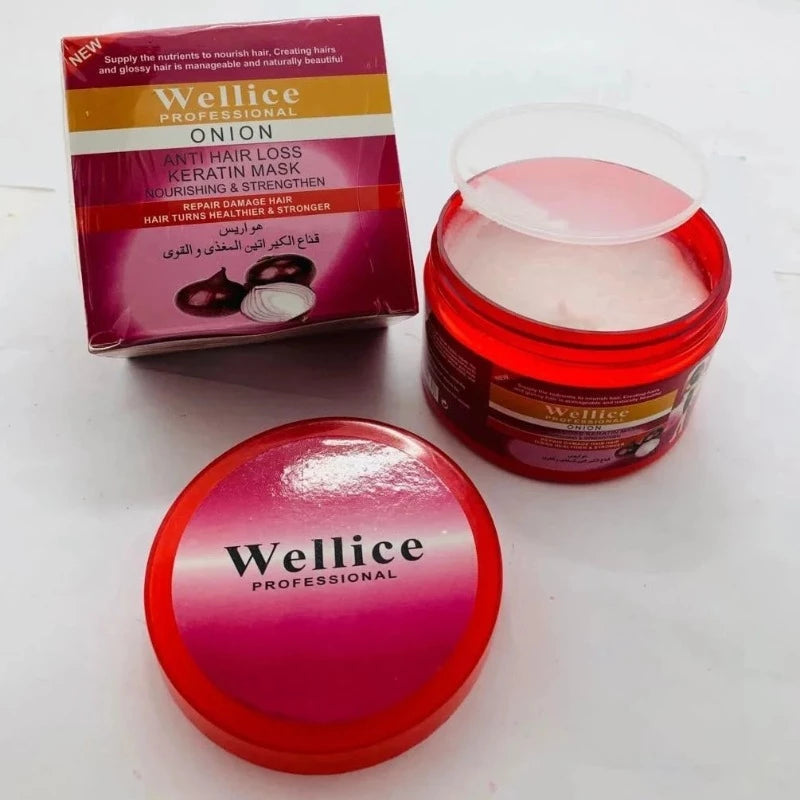 Wellice Onion Anti Hair Loss Hair Mask 100% Original