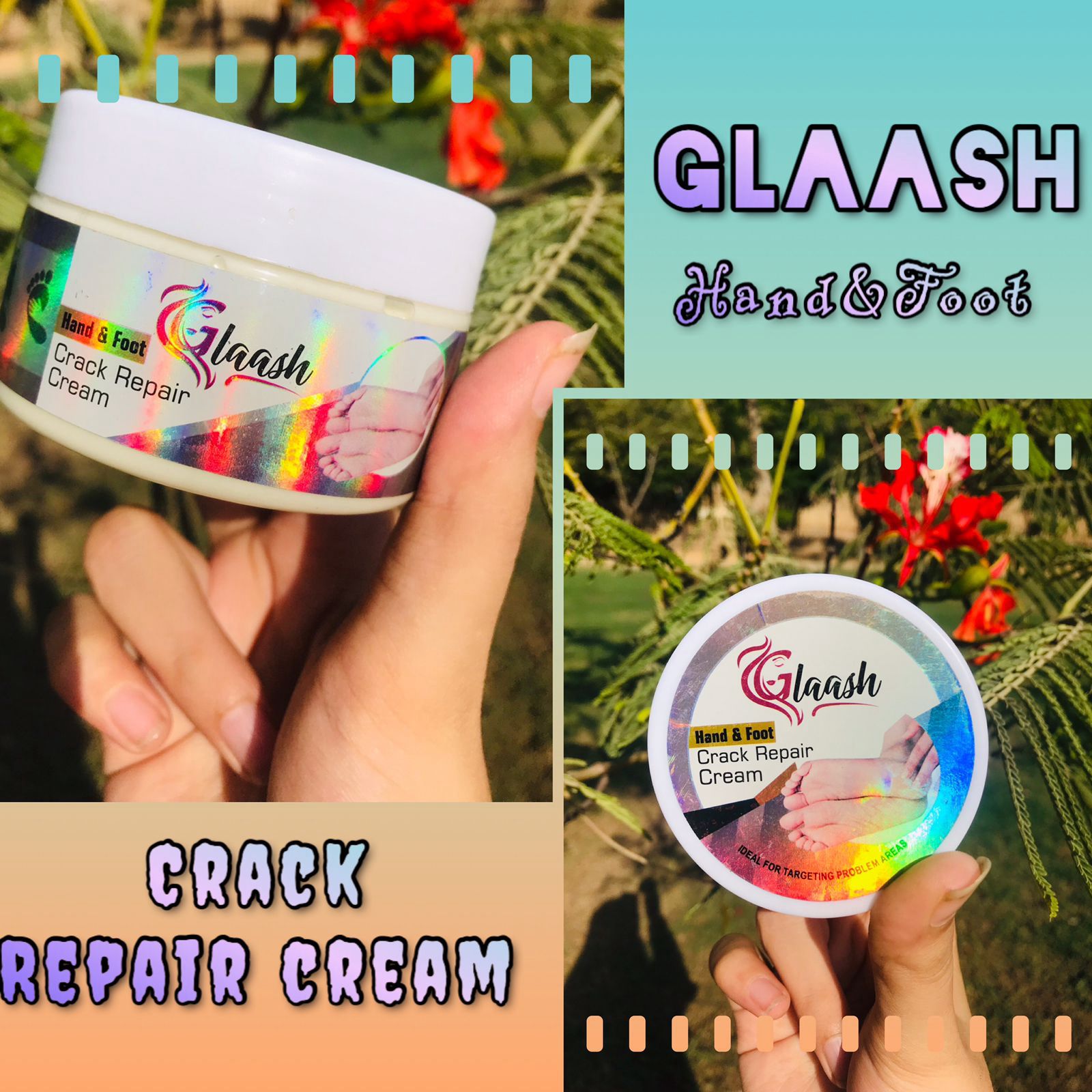 Glaash Crack Repair Cream 120ml