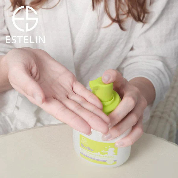 Estelin Baby 2 in 1 Shampoo And Bath Bubble For Gentle Cleaning 300ml