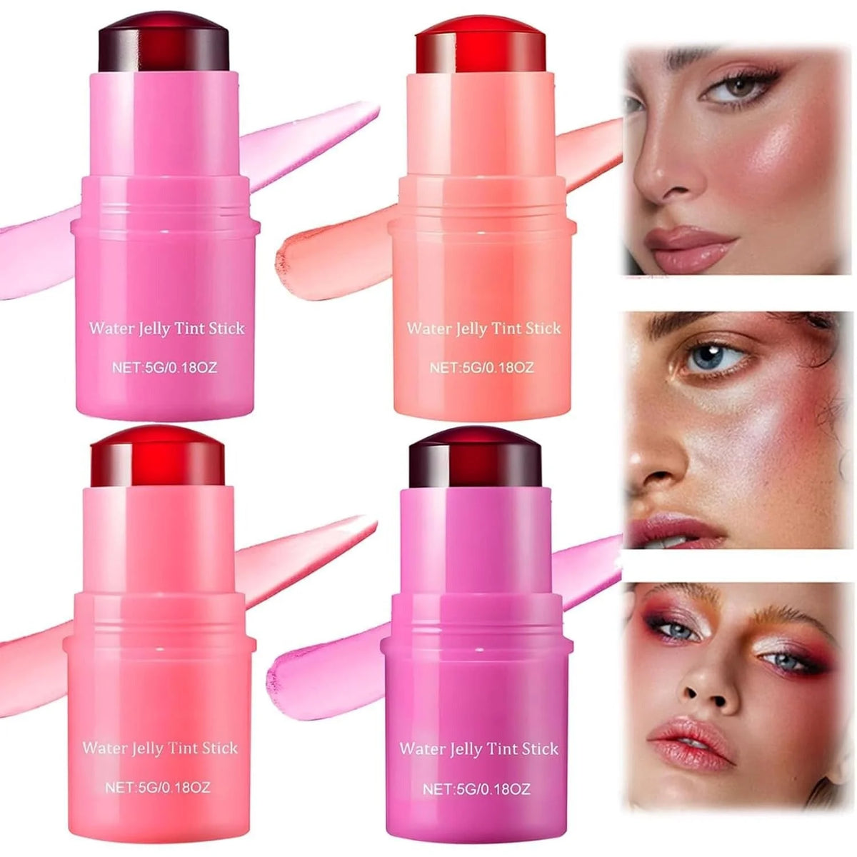 Queen Water jelly Tint Stick 4Pcs Set