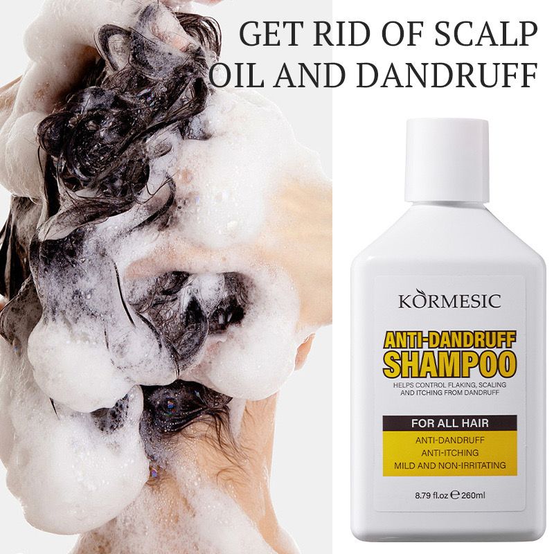 KORMESIC Nourishing Moisturizing Smoothing Refreshing Fluffy Anti-Dandruff Oil Control Shampoo – 260ml