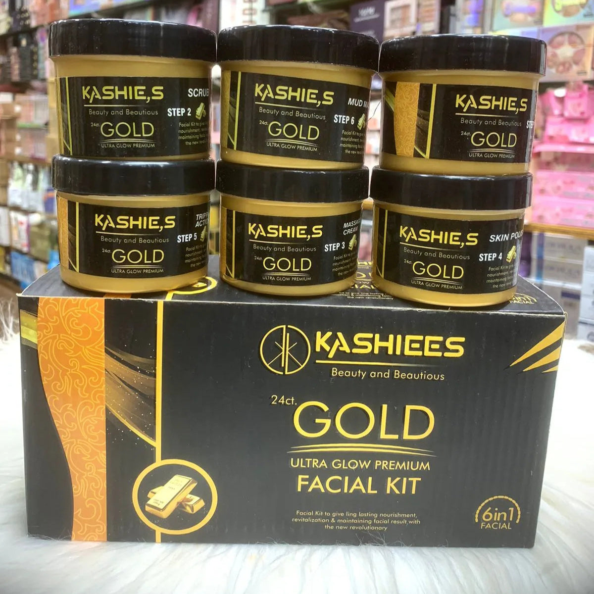 Kashee's 24K Gold Facial Kit – Luxury Skin Care Treatment