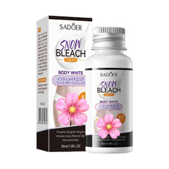 Sadoer Snow Bleach Body White Cream for Sensitive Areas – 30 ml