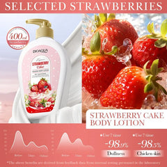 Bioaqua Fragrance Strawberry Cake Nourishing Body Lotion – 400 ml