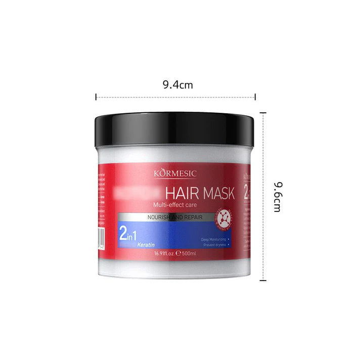 KORMESIC Natural 2 in 1 Botox Keratin Hair Mask - 500ml