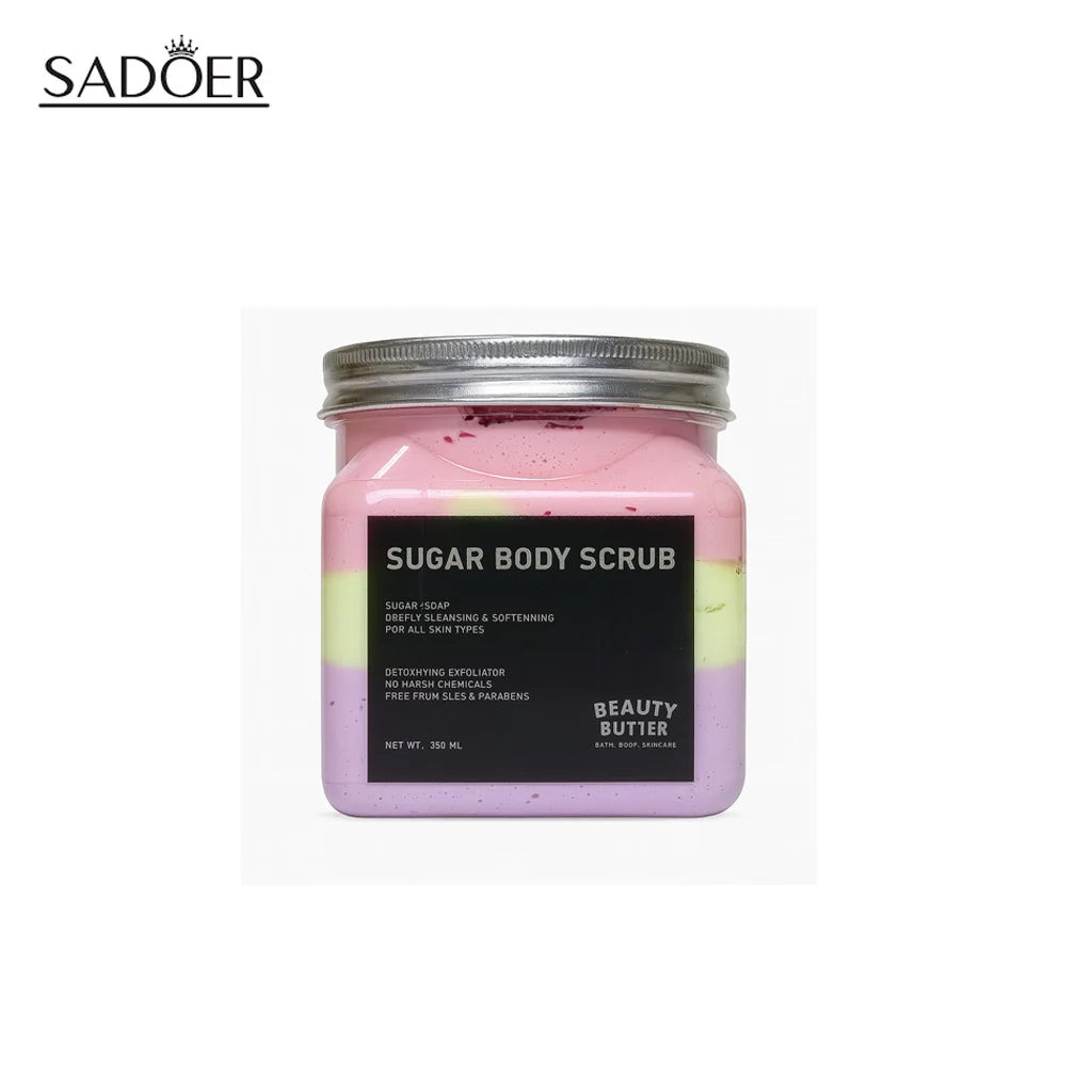 SADOER Sugar Body Scrub Beauty Butter - 350gm