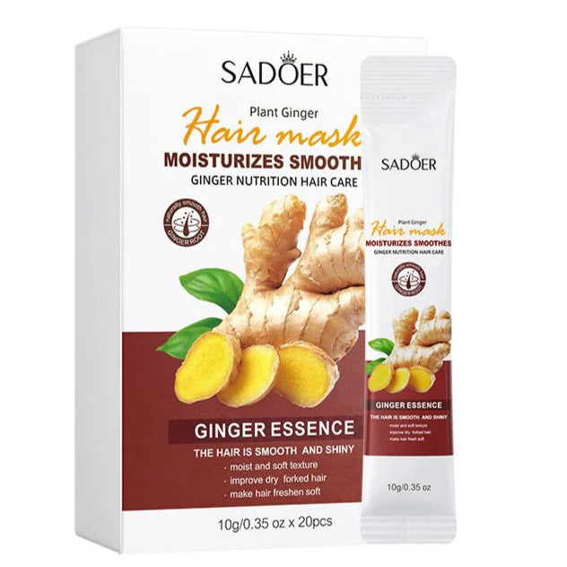 SADOER Plant Ginger Hair Mask - 10g ( 20Pcs)