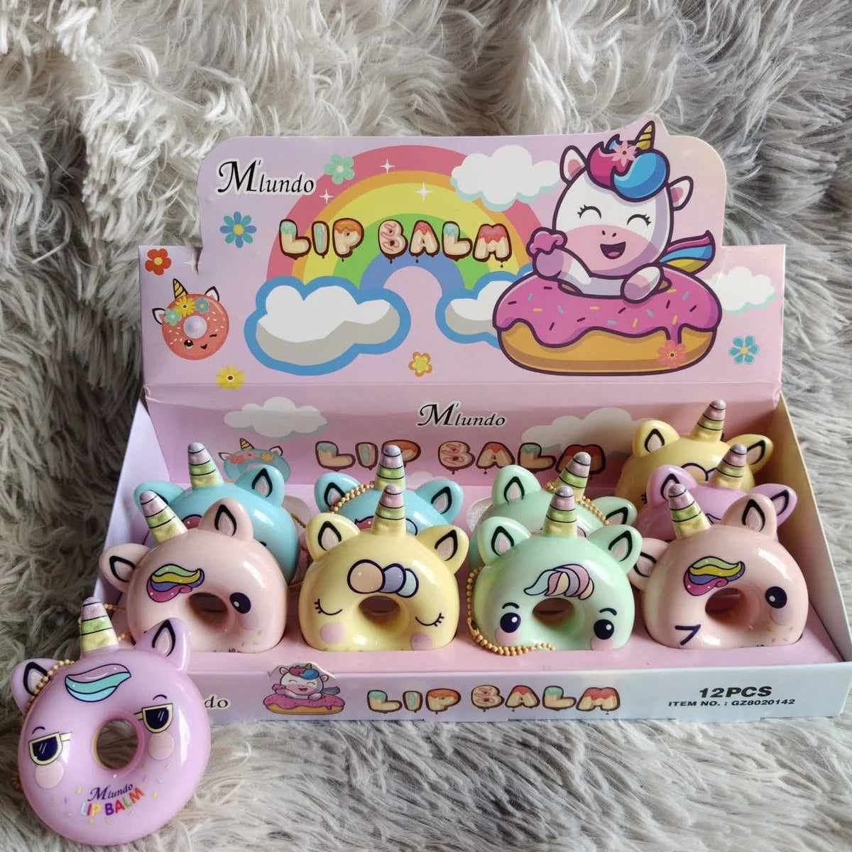 Miundo Donut Unicorn Lip Balm