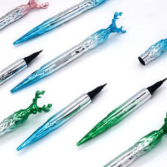 Deer Look Back" Silky Liquid Eyeliner – Precision Tip with Elegant Antler Design