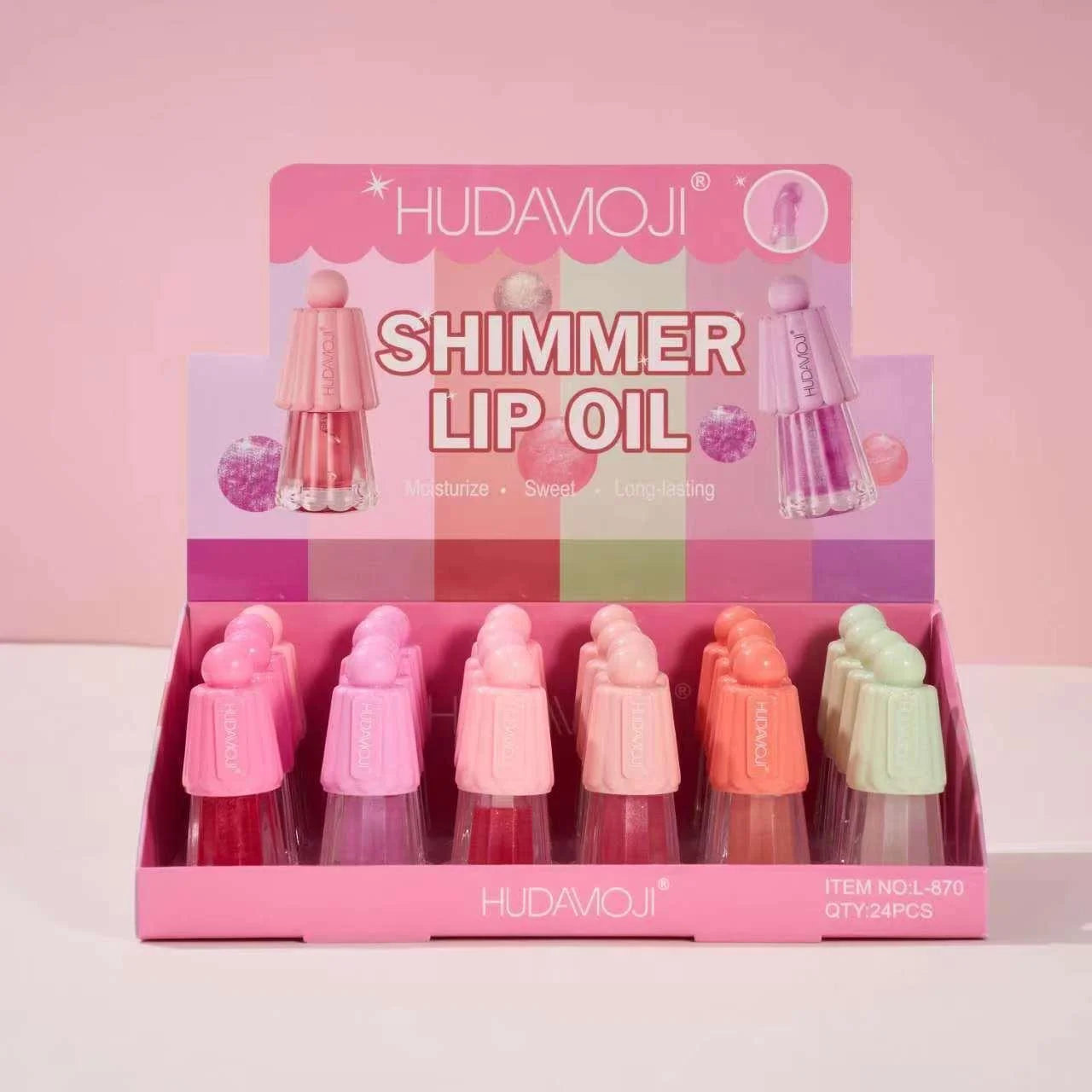 HUDAMOJI Shimmer Lip Oil