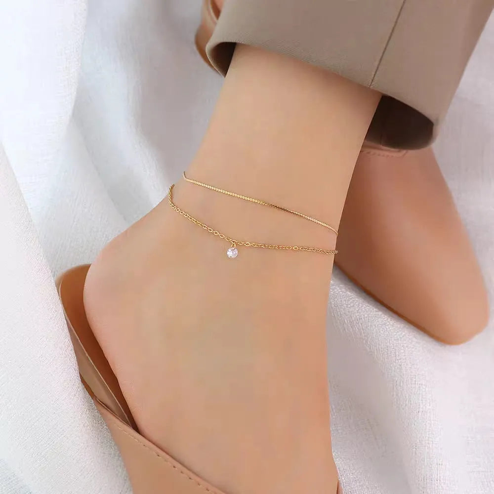 Stainless steel Anklet