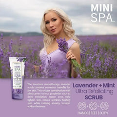 Vibrant Beauty Mini Spa Lavender + Mint Scrub 200 ML