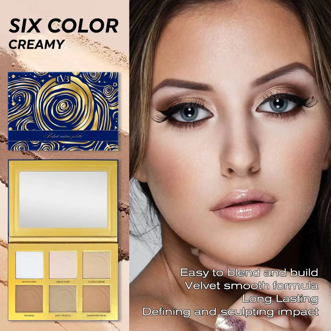 Cvb Perfect Contour Palette Velvet Smooth Formula