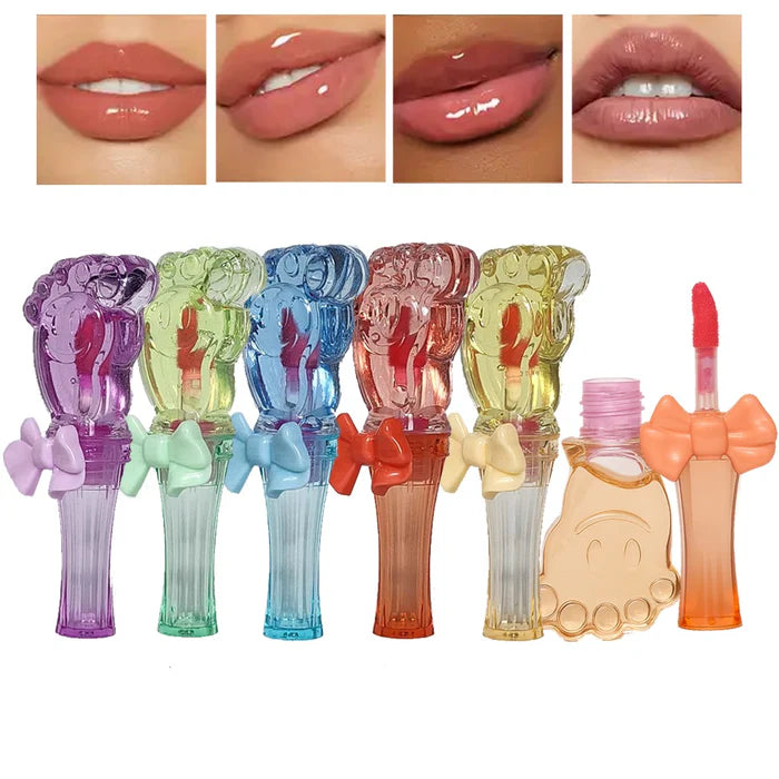 ROMANTIC MAY Magic Cute Little Foot Design Lip Gloss
