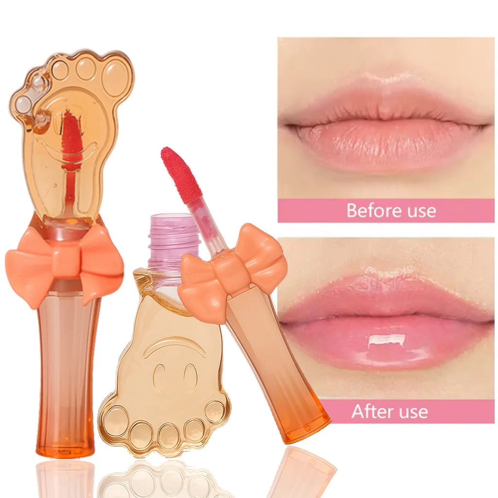 ROMANTIC MAY Magic Cute Little Foot Design Lip Gloss