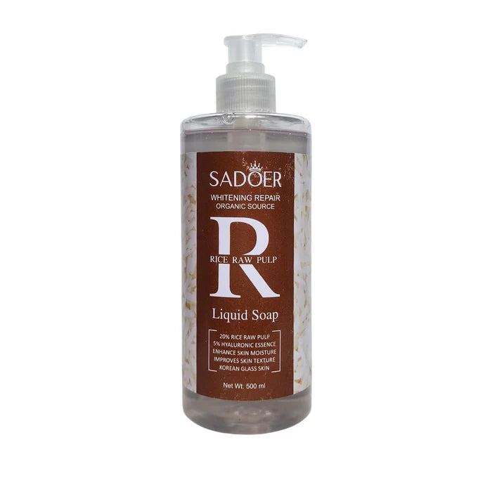 Sadoer Rice Raw Pulp Liquid Soap – 500ml