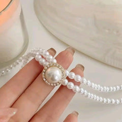 Pearl Necklace & Earrings Set – Each