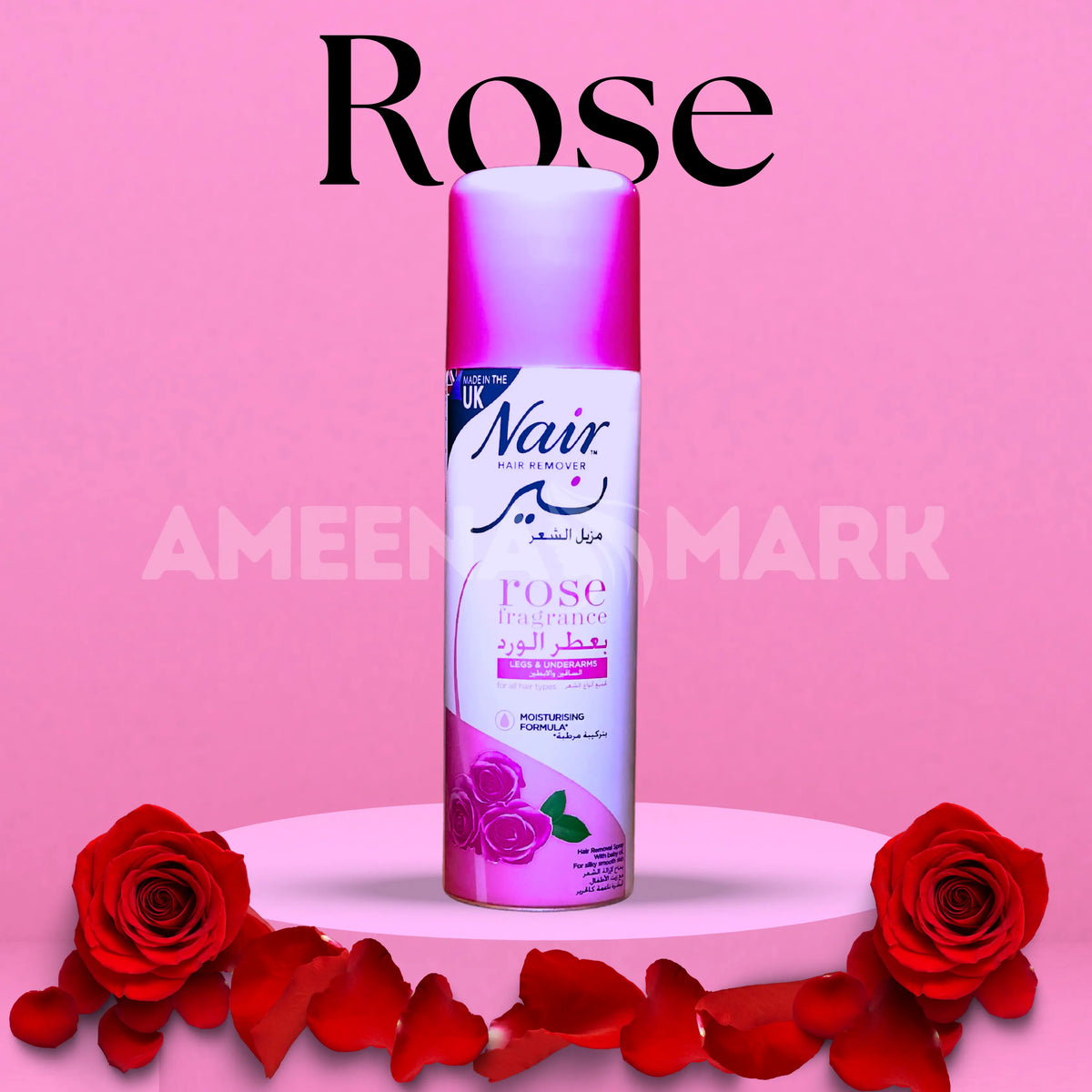 Nair Hair Remover (Hair Removal Spray With Rose Extract & Baby Oil (200 ML)  - Sale price - Buy online in Pakistan 