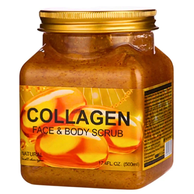 Wokali Collagen Face & Body Scrub 500ml