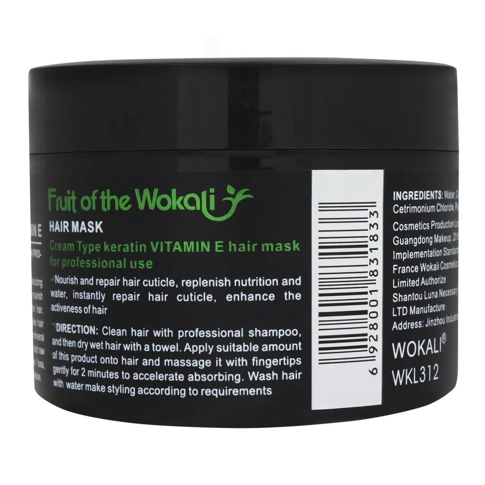 Wokali Vitamin E & Keratin Repairing Hair Mask, 500ml