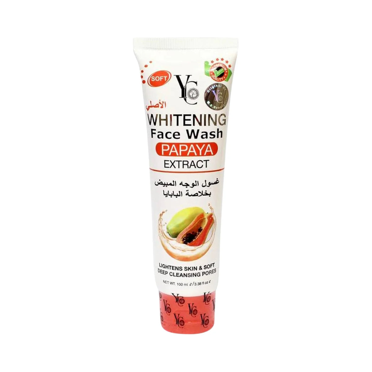 YC Whitening Papaya Extract Face Wash, 100ml