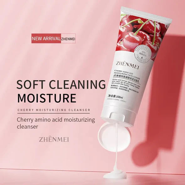 ZHENMEI Cherry Amino Acid Moisturizing Facial Cleanser 168ml