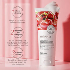 ZHENMEI Cherry Amino Acid Moisturizing Facial Cleanser 168ml