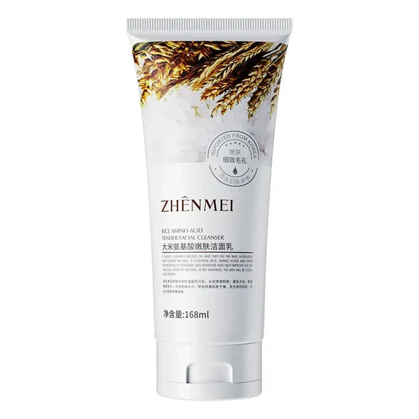 ZHENMEI Rice Amino Acid Tender Facial Cleanser 168ml