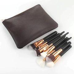 Zoeva 15 Piece Makeup Brushes With Pouch