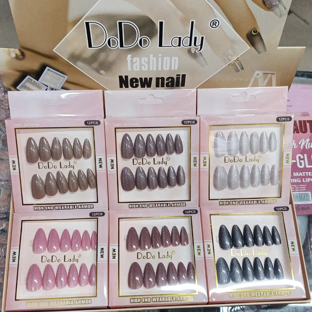 Dodo Lady Fashion New Nail - 12Pcs