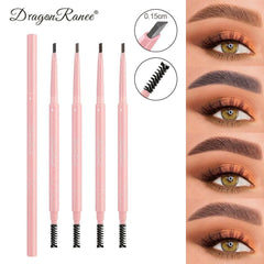 Dragon Ranee 2 In 1 Eyebrow Pencil Natural Waterproof Smooth