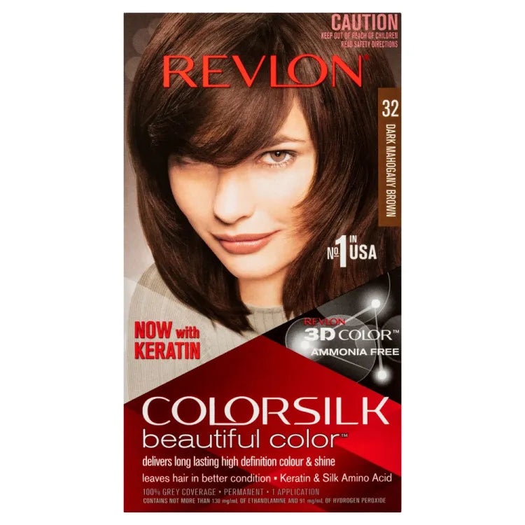 Revlon Colorsilk Hair Color 32 Dark Mahogany Brown