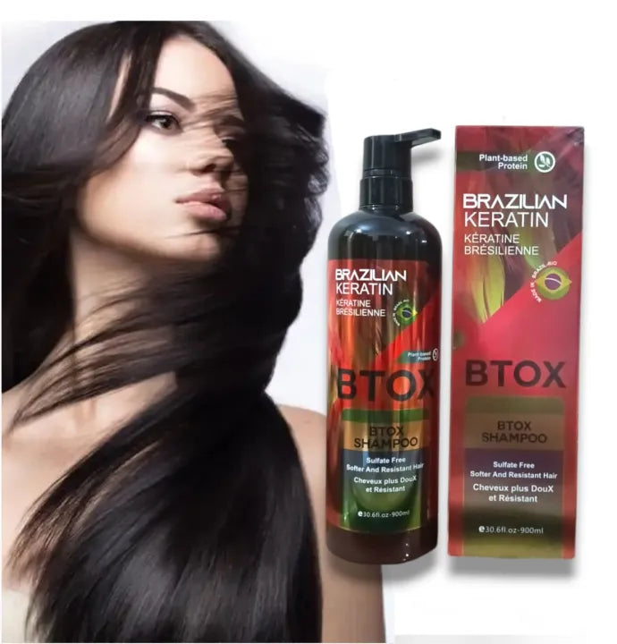 Brazilian Keratin Botox Shampoo Sulfate Free Imported 900ml