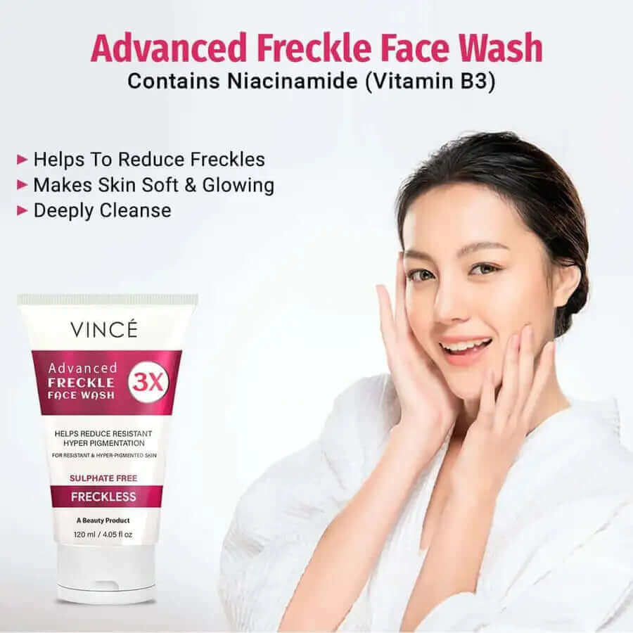 Vince Advanced Freckle Face Wash 120ml