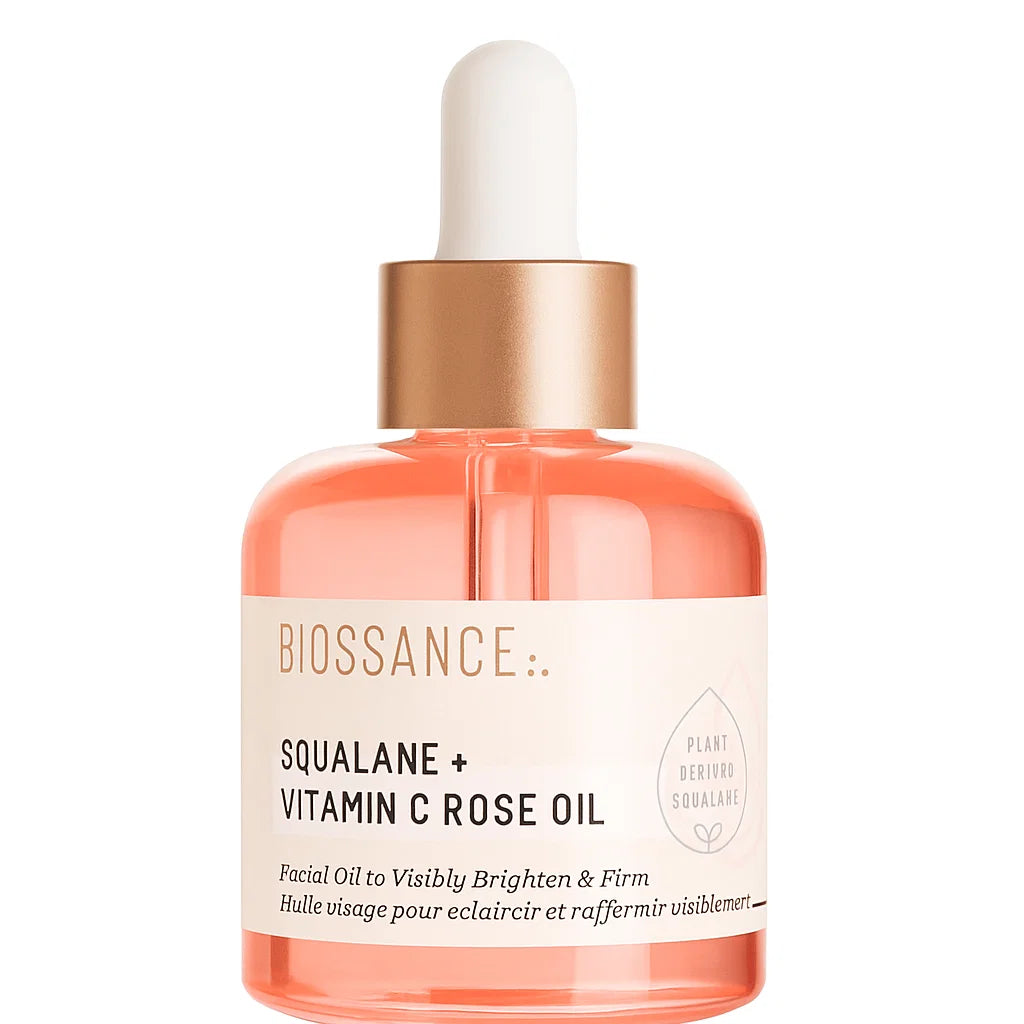 Biossance Squalane + Vitamin C Rose Oil  30ml Made in USA