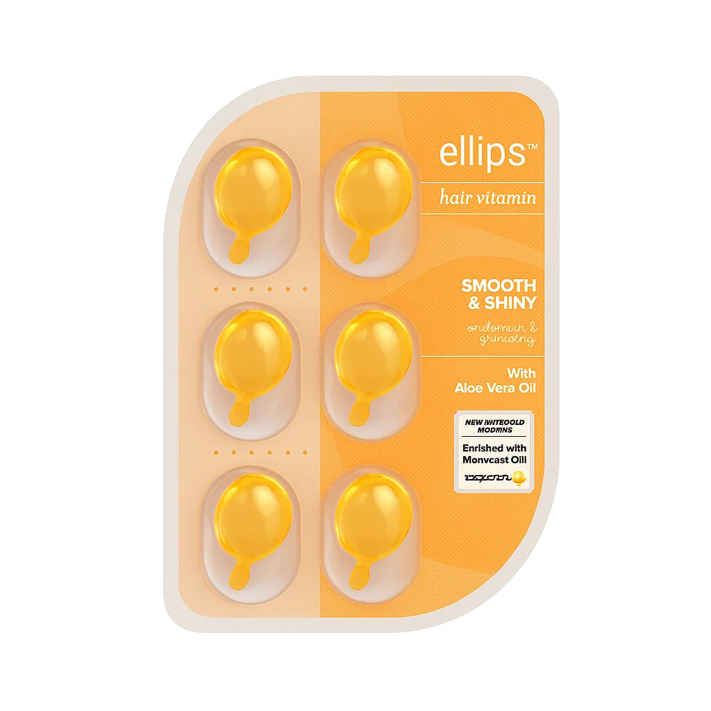 ELLIPS Hair Vitamin Treatment Serum For Smooth & Shiny Hairs  - 6 Pcs