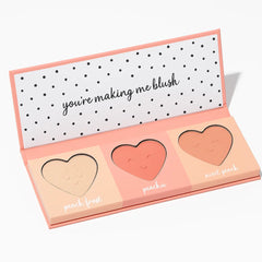 CHEEKY & PEACHY Matte Blush & Highlighter Palette